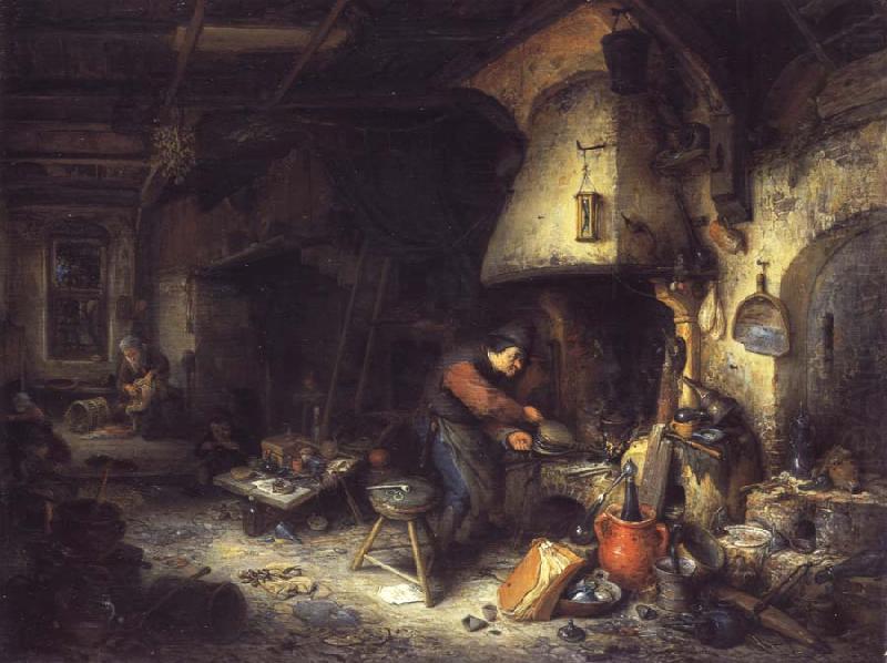 An Alchemist, Ostade, Adriaen van